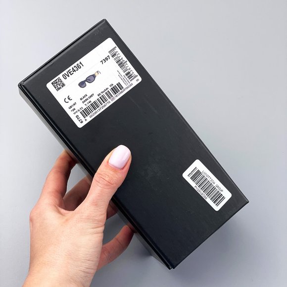 🔥 Versace VE4361 GB1/87 Sunglasses Black Gold Logo Unisex - Picture 12 of 12